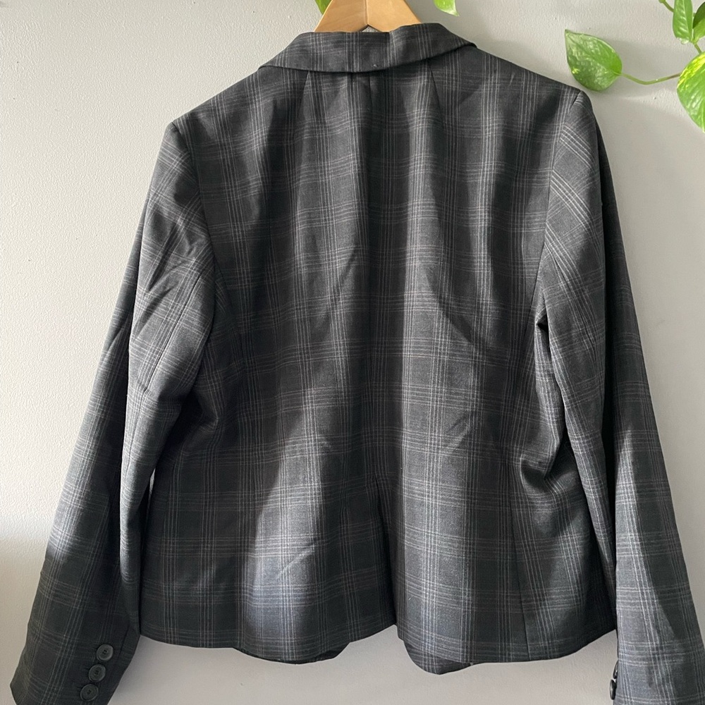 Talbots Gray Plaid Women's Blazer
